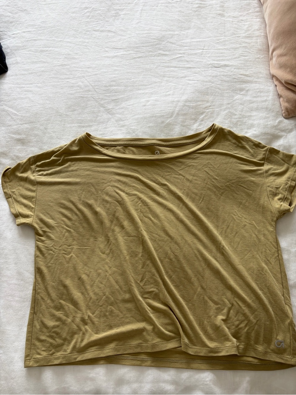 Everyday Boxy Workout Tee - Olive Green